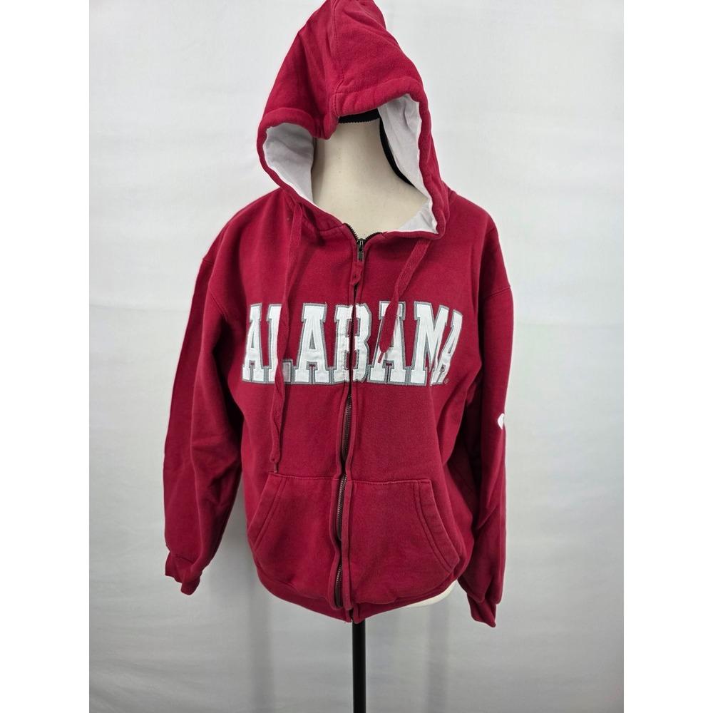 Campus Heritage Alabama Crimson Tide Full Zip Hoodie Crimson Red Medium